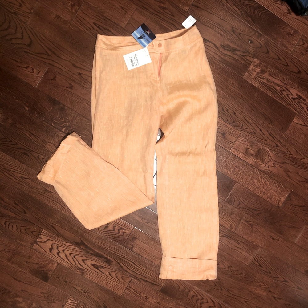 NEW Paul&Shark Linen Yachting Pants Sz 8-10